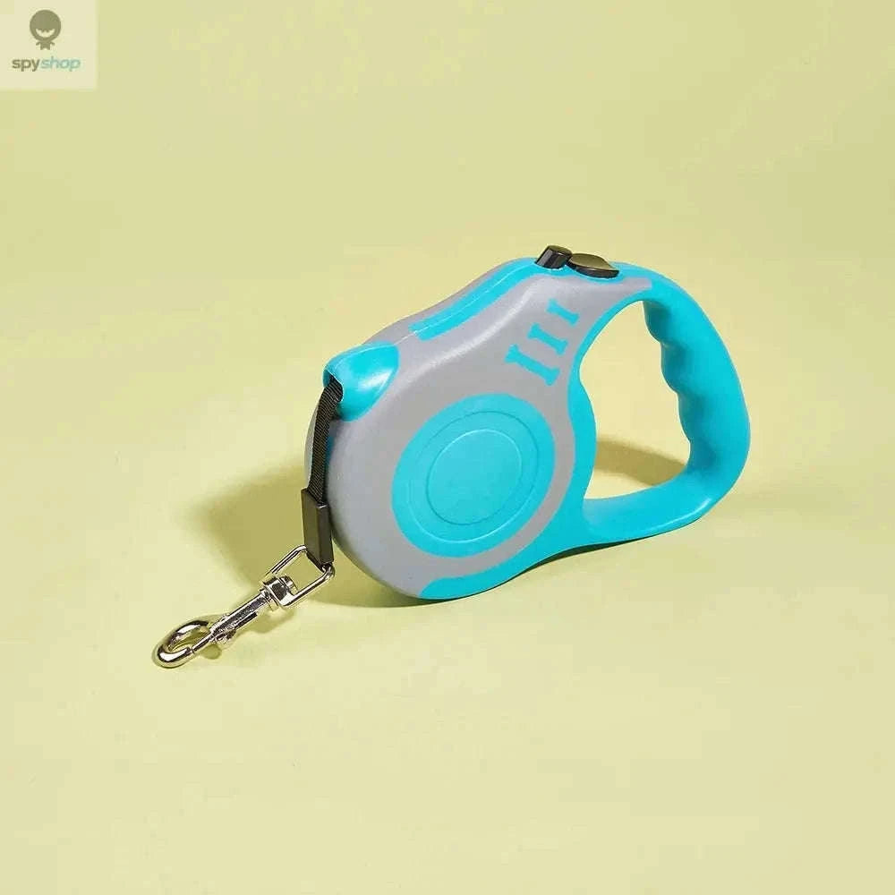 Automatic Retractable Pet Leash for Smoother, Controlled Walks-Red and Gray / 5M