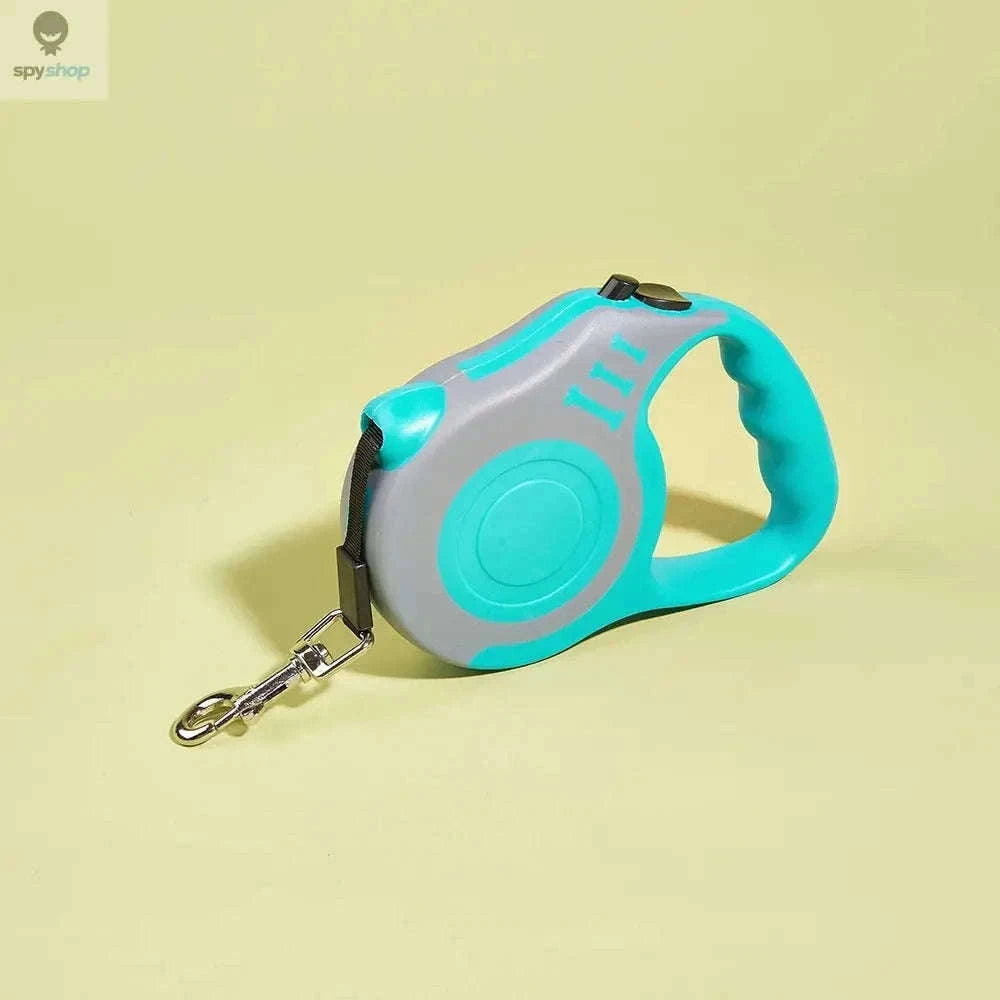 Automatic Retractable Pet Leash for Smoother, Controlled Walks-Red and Gray / 5M