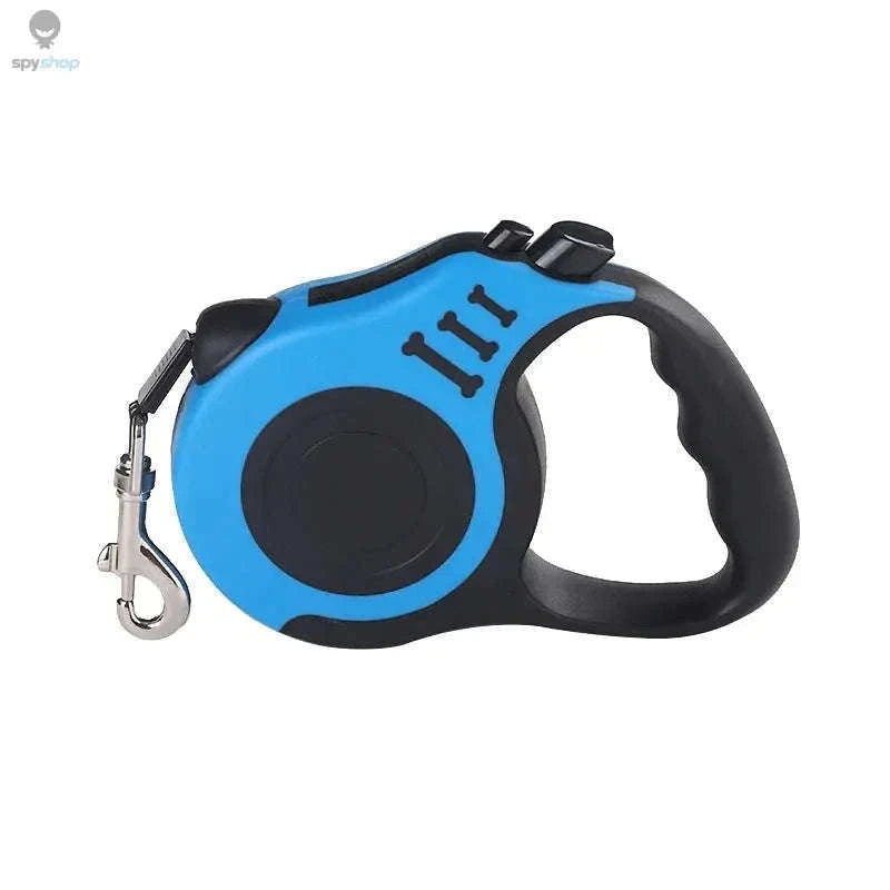 Automatic Retractable Pet Leash for Smoother, Controlled Walks-Red and Gray / 5M