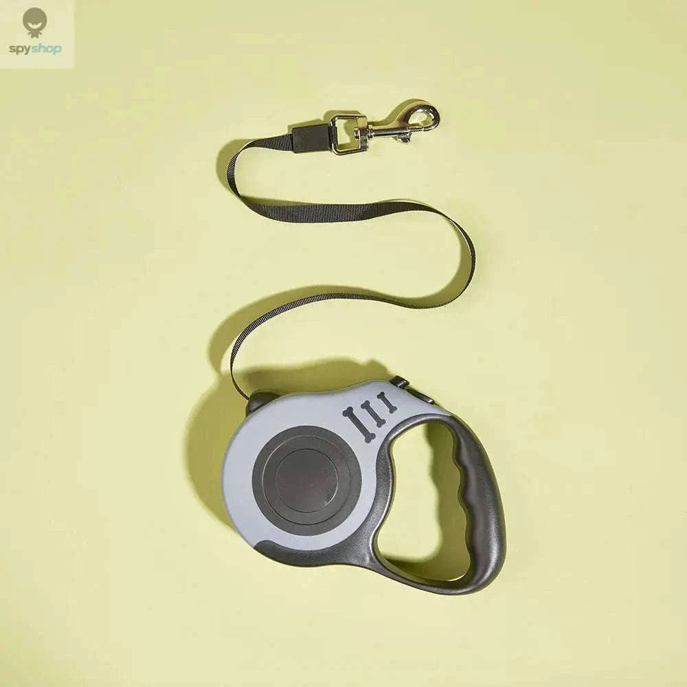 Automatic Retractable Pet Leash for Smoother, Controlled Walks-Red and Gray / 5M