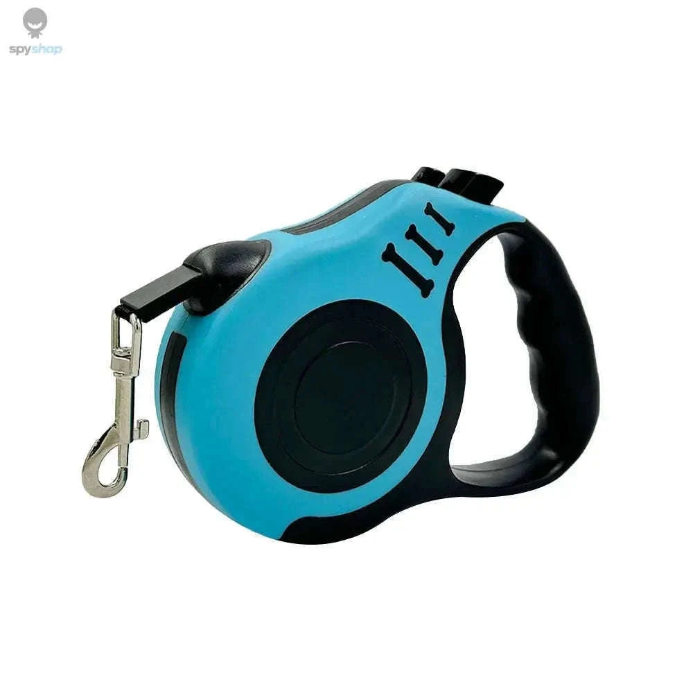 Automatic Retractable Pet Leash for Smoother, Controlled Walks-Red and Gray / 5M