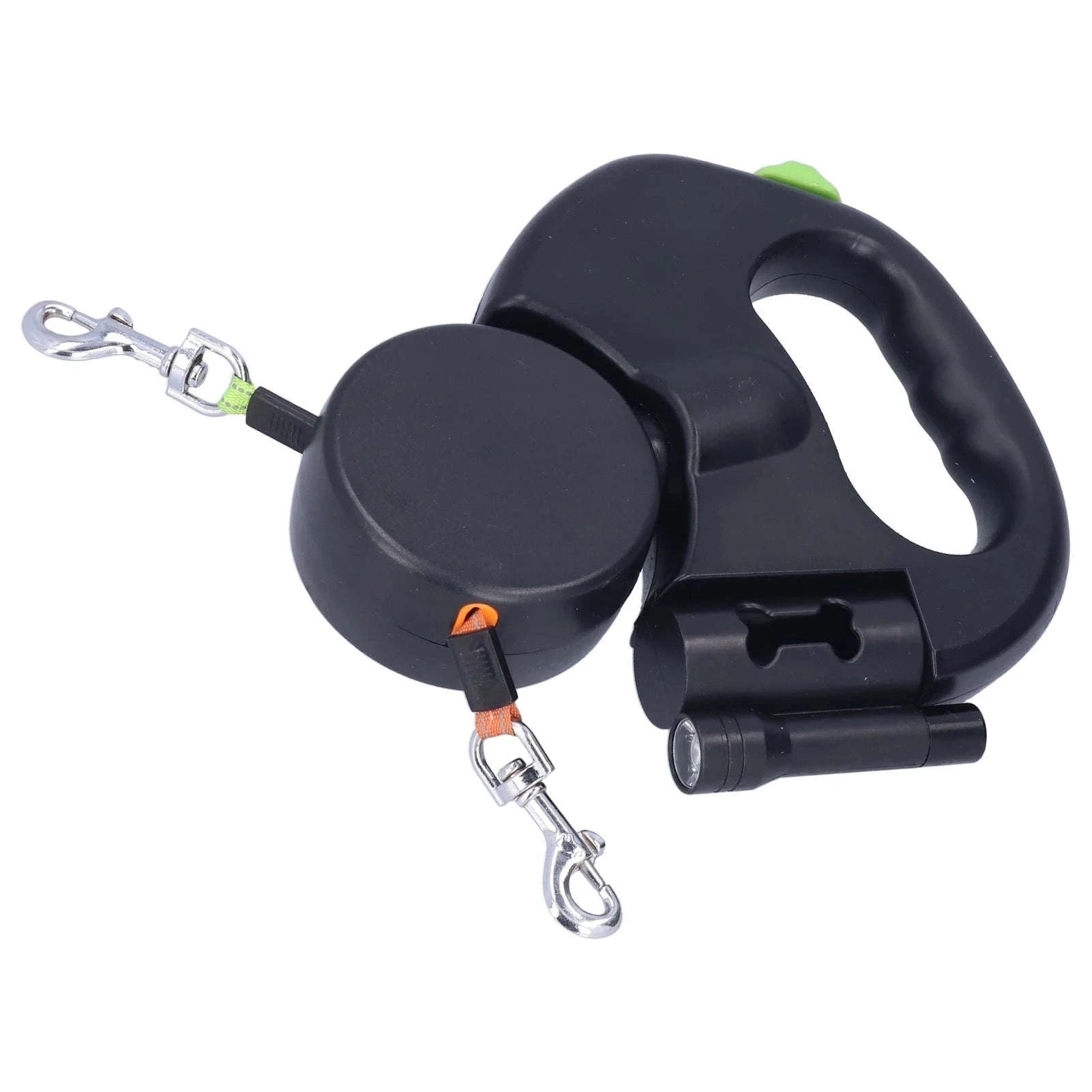 Automatic Retractable Pet Leash with Light and Bag Dispenser-Default Title