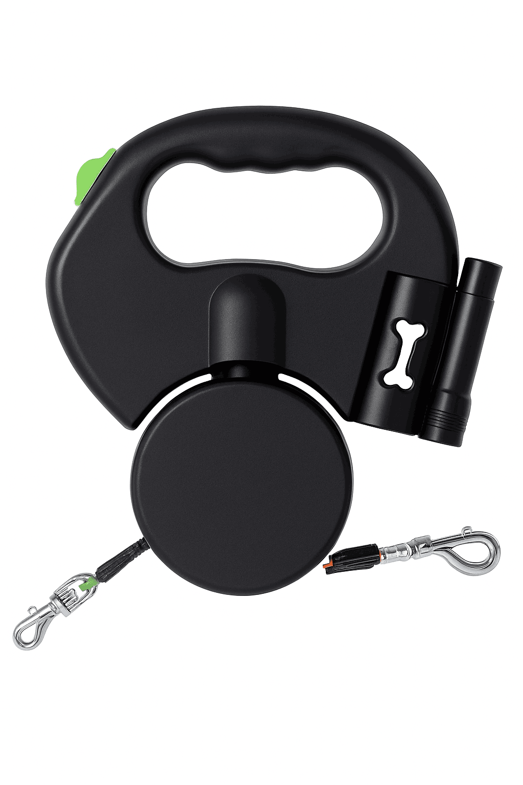 Automatic Retractable Pet Leash with Light and Bag Dispenser-Default Title