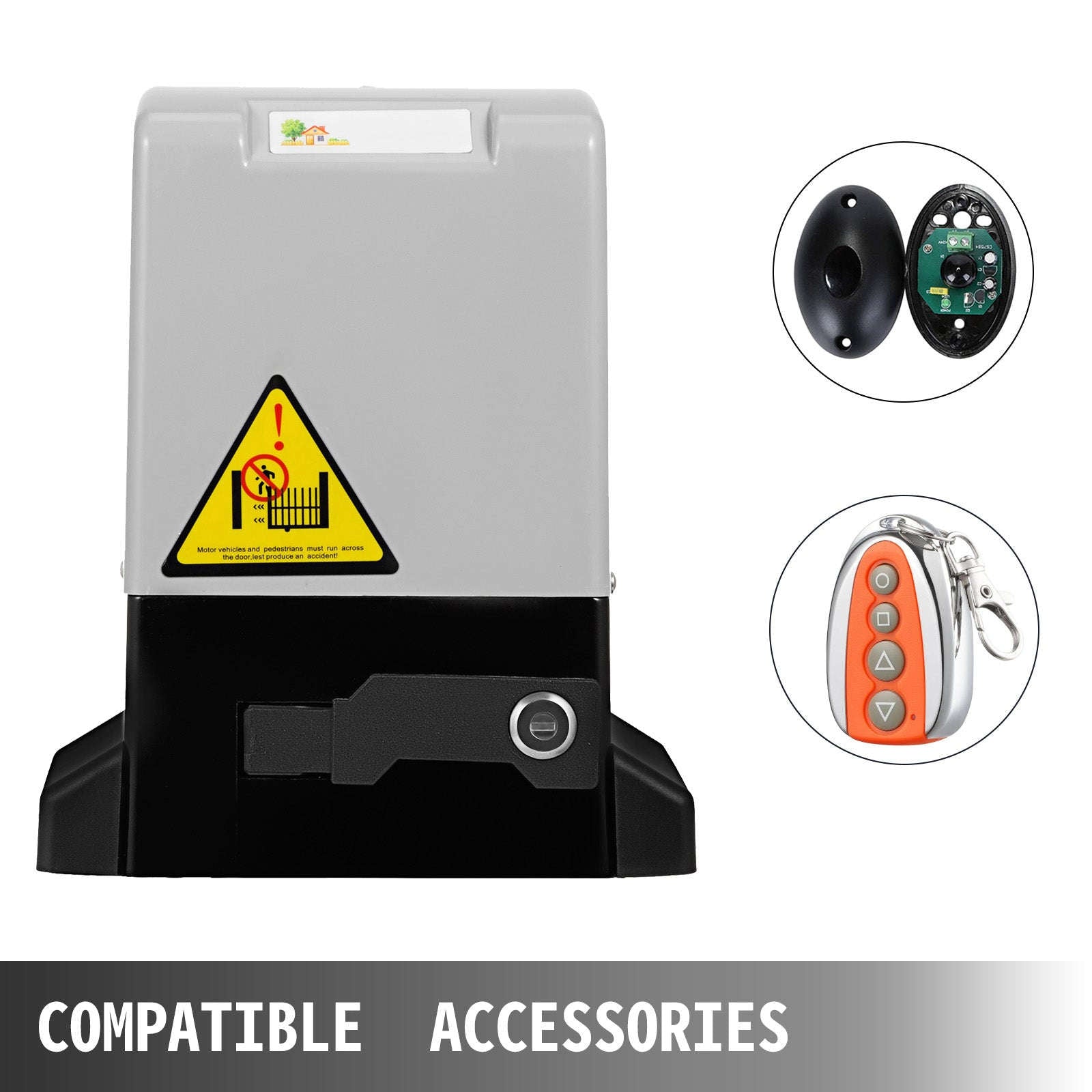 Automatic Sliding Gate Opener 600 kg with Remote Control-600kg / Germany