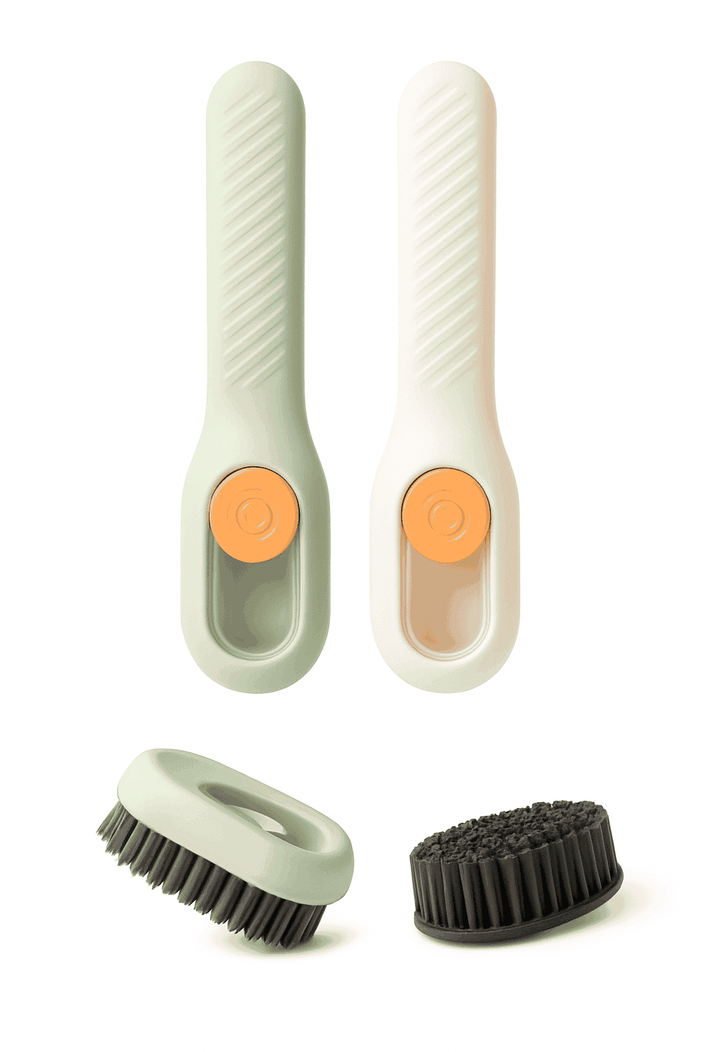 Automatic Spot Shoe Brush for Shoes, Fabrics and Daily Cleanup-green
