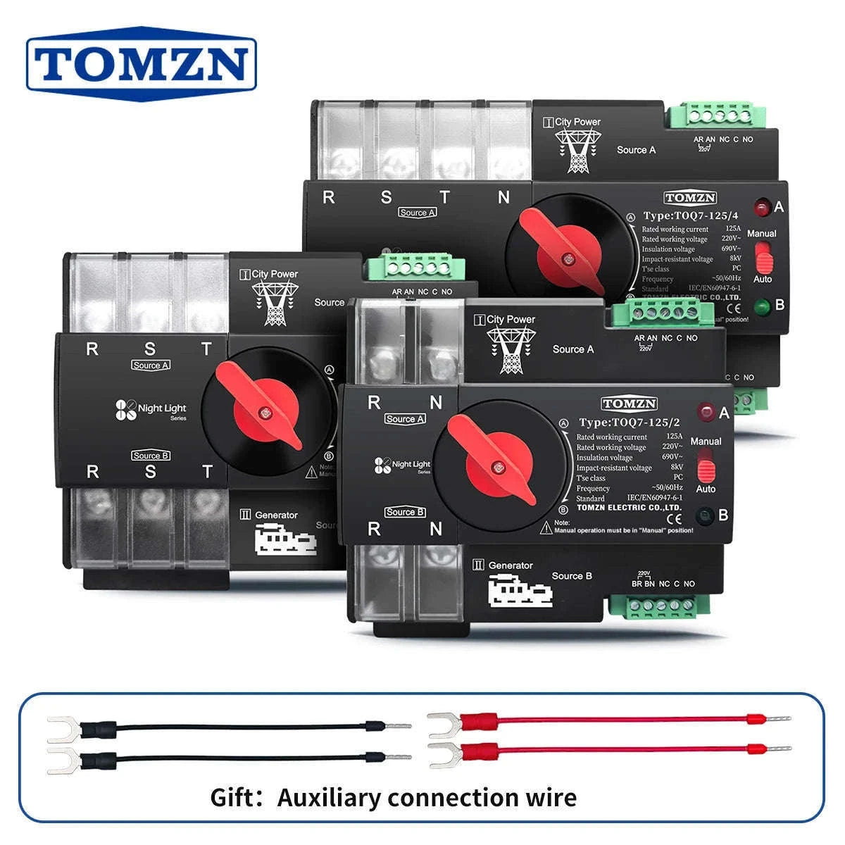 Automatic Transfer Switch for Dual Power Backup Control-125A / 4P