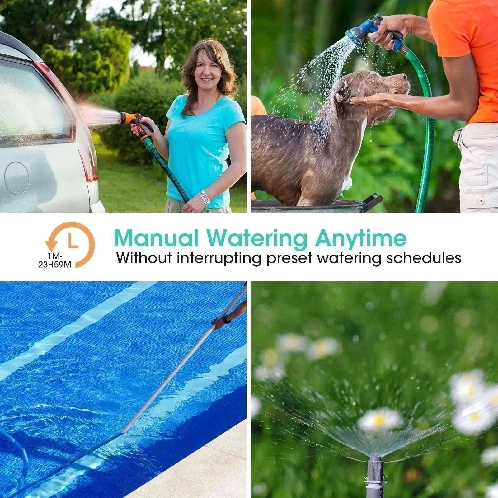 Automatic Water Timer for Effortless Garden Irrigation-NPT type