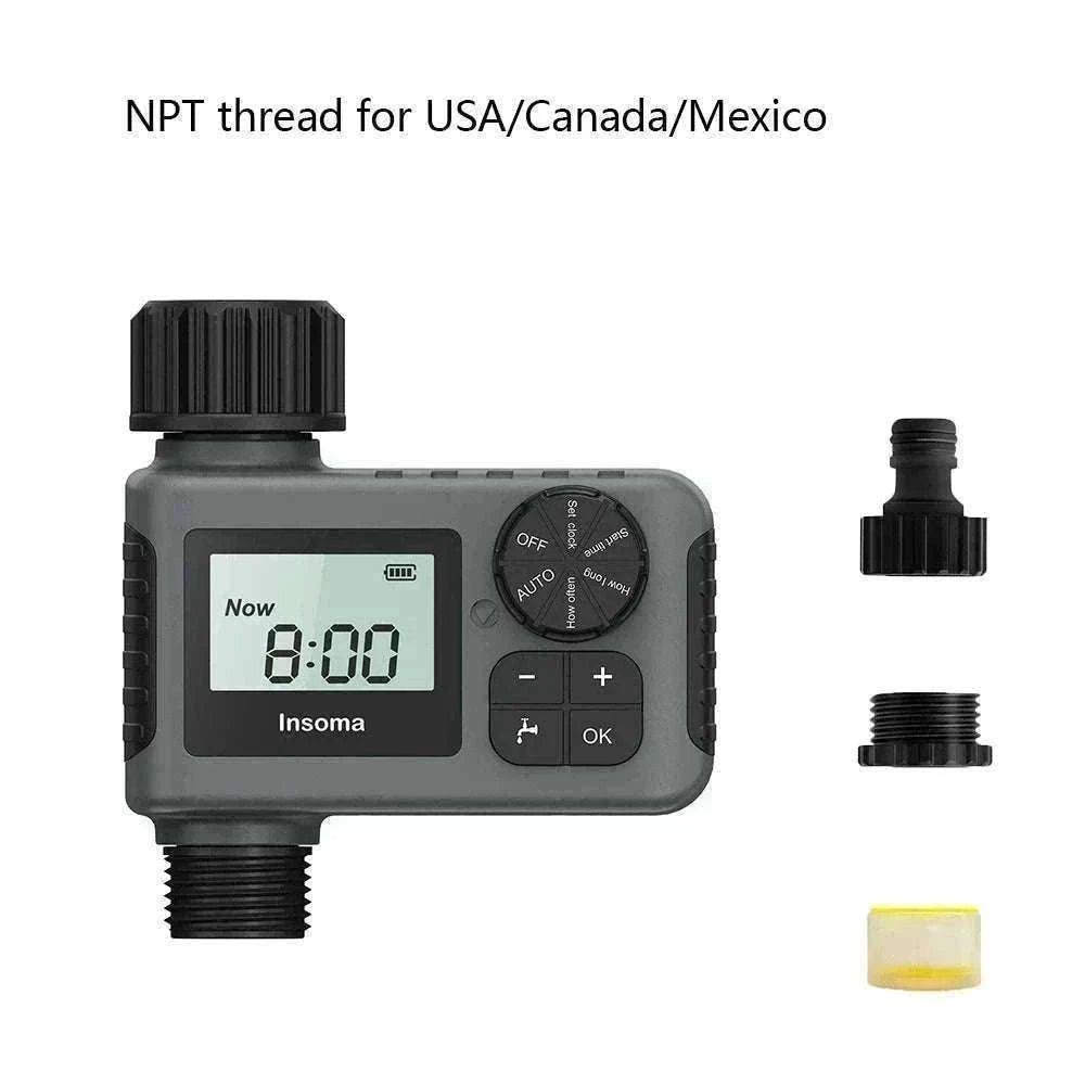 Automatic Water Timer for Effortless Garden Irrigation-NPT type