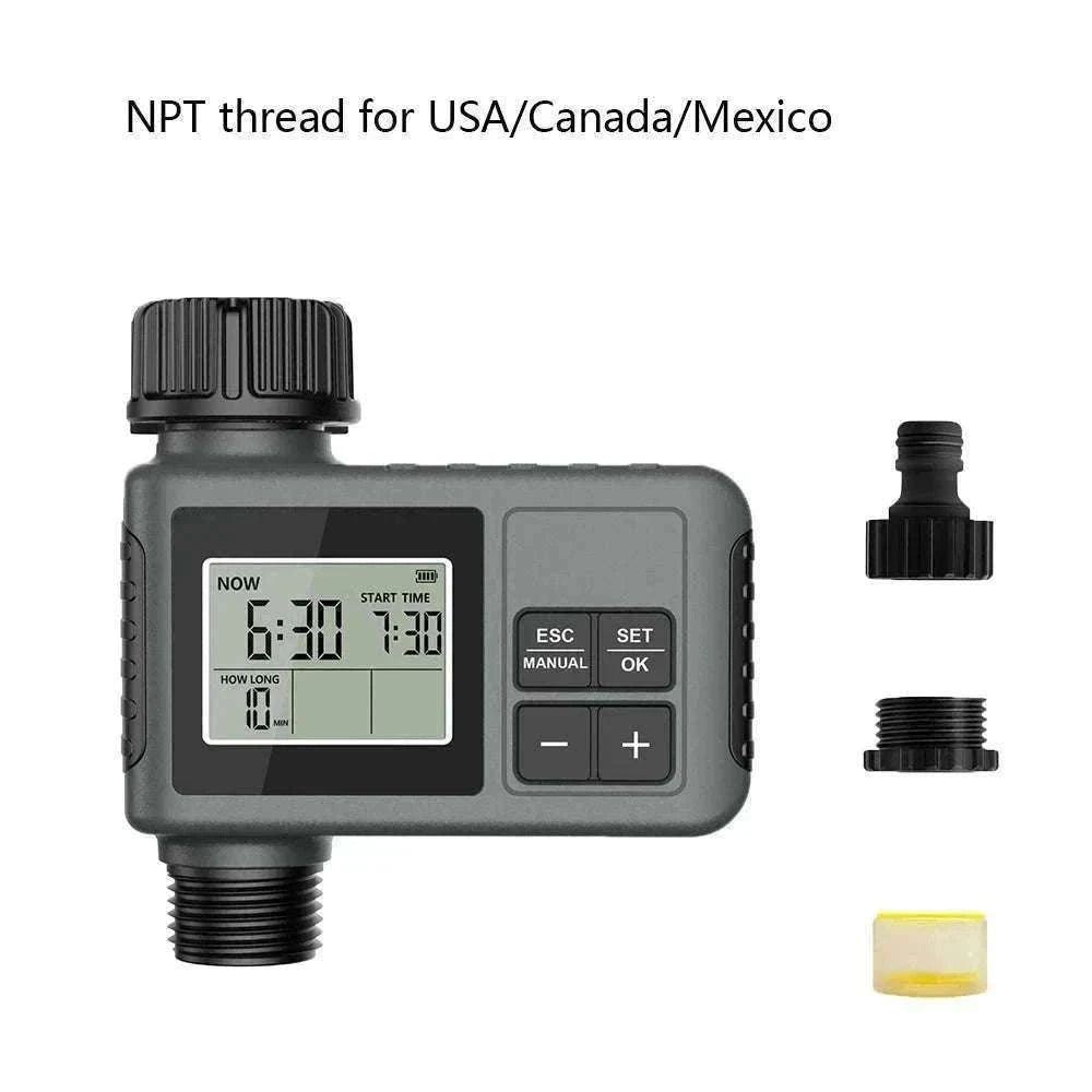 Automatic Water Timer for Effortless Garden Irrigation-NPT type