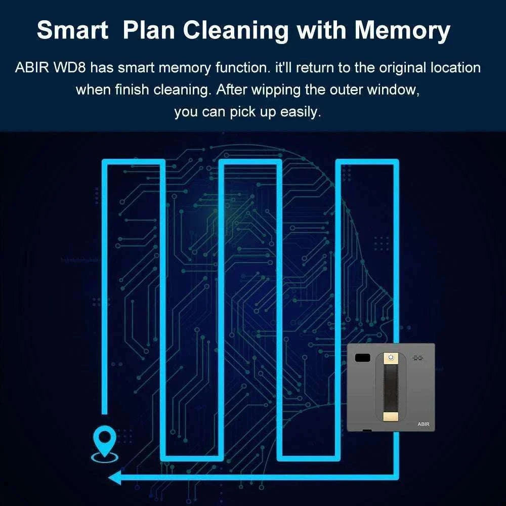 Automatic Window Cleaning Robot with Dual Spray & Smart Mapping-spain / Yes