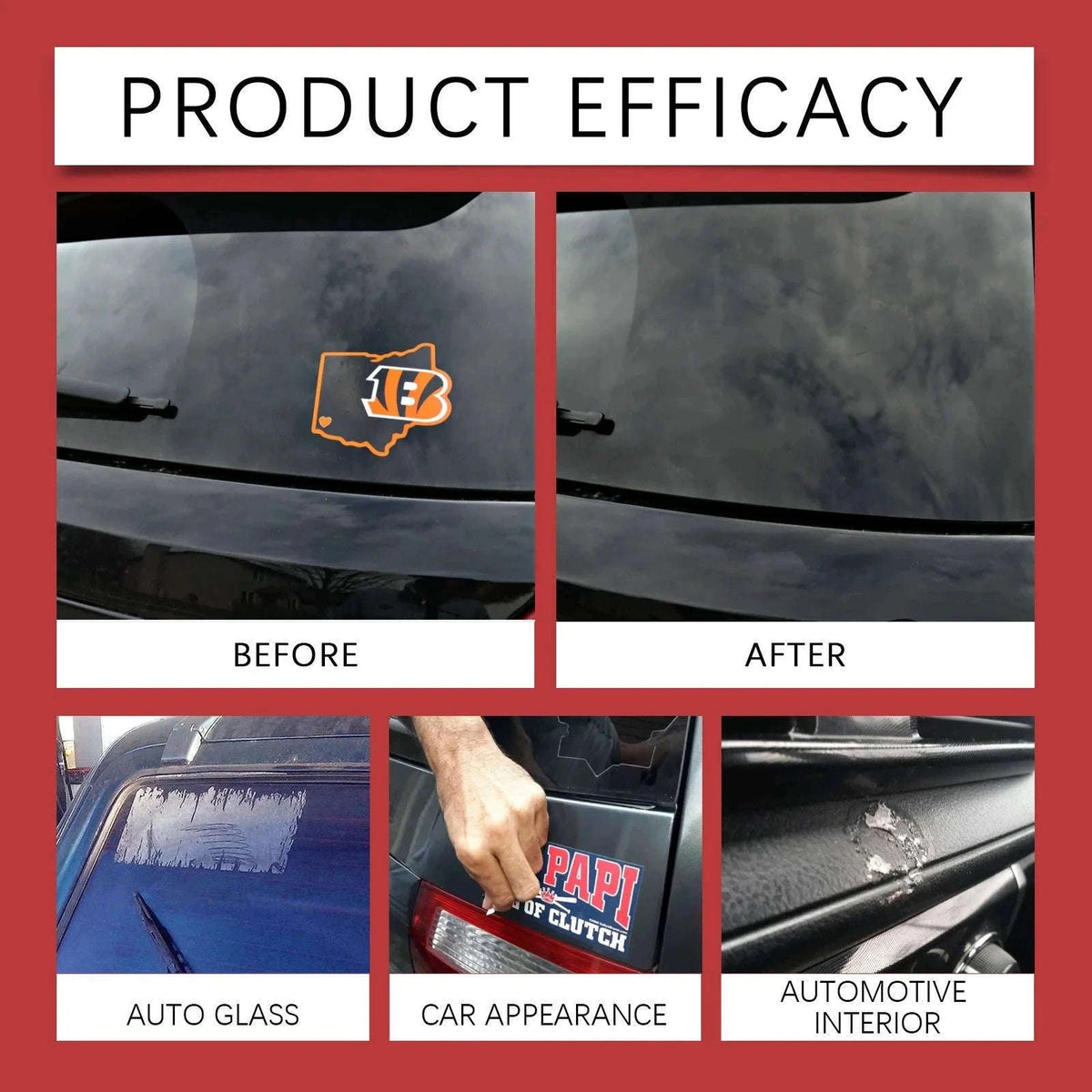 Automotive Adhesive Remover Spray for Glue and Sticker Residue-1pc