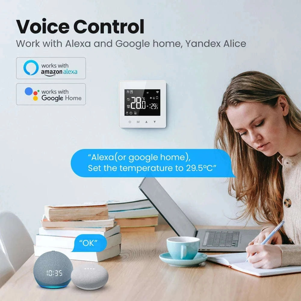 AVATTO Tuya WiFi/ZigBee Smart Thermostat for Boilers-WiFi Version