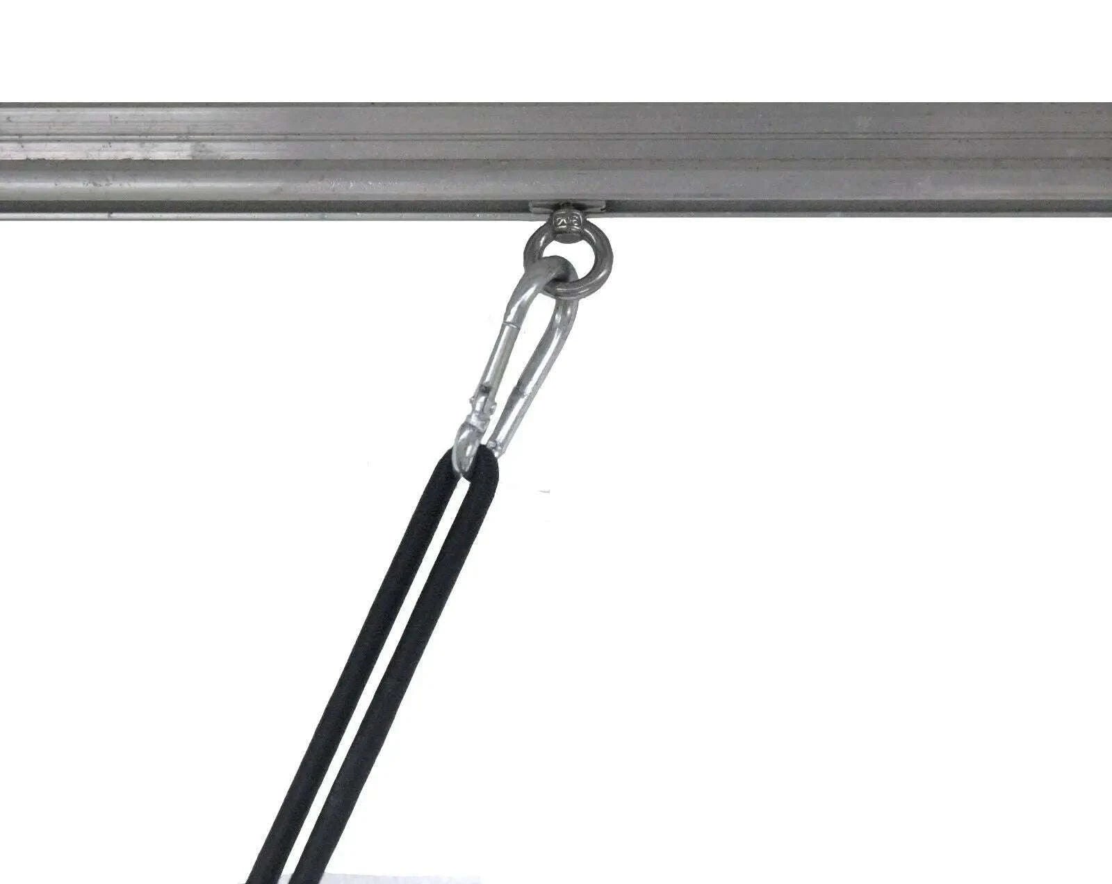 Awning Rail C Channel 8 x 0.5m Strip with Double-Sided Tape and Stoppers-1Set