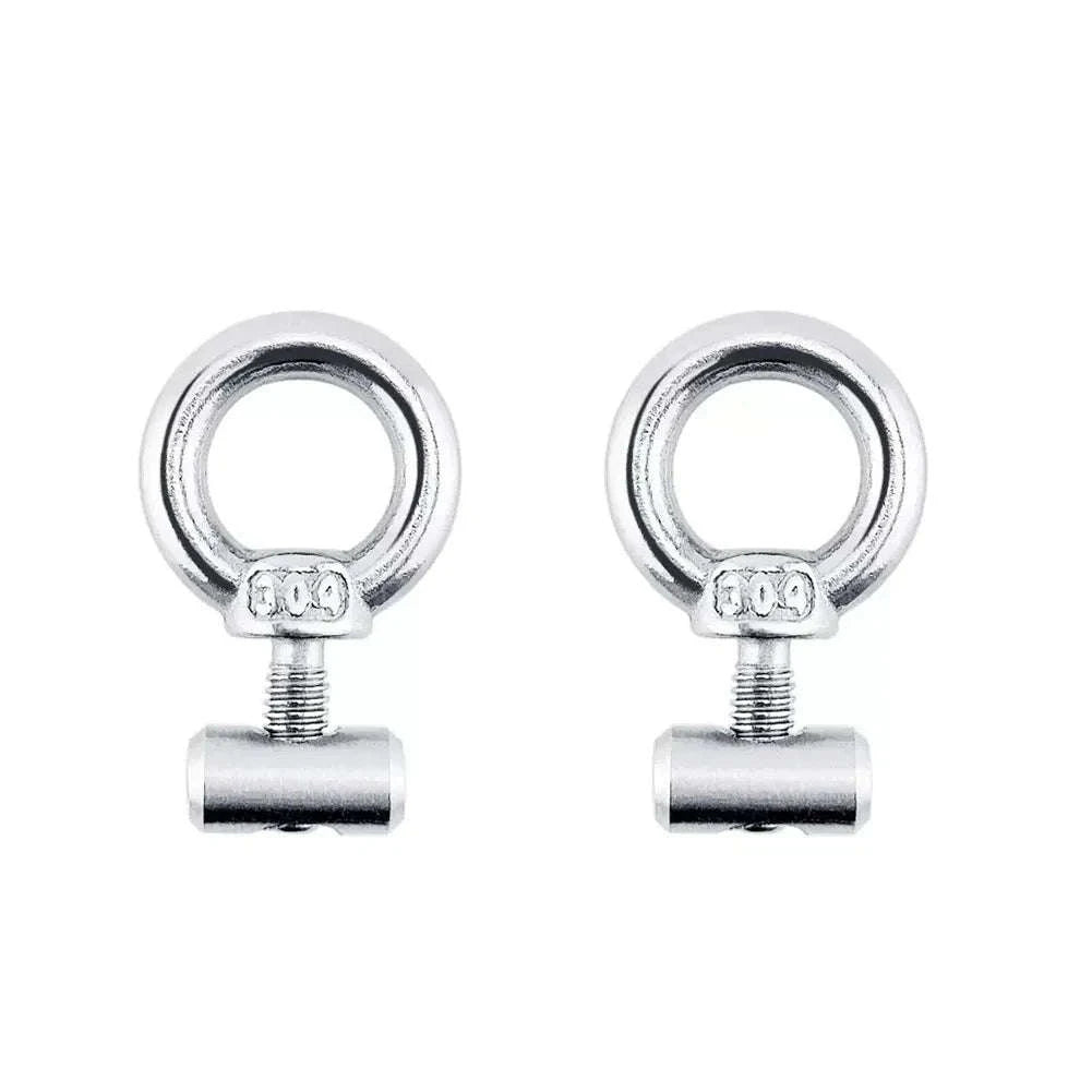 Awning Rail Stoppers for 4mm Rail, Stainless Steel, Silver-4pcs