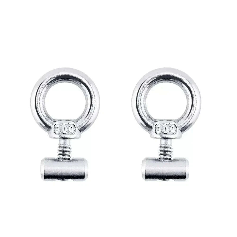 Awning Rail Stoppers for 4mm Rail, Stainless Steel, Silver-4pcs