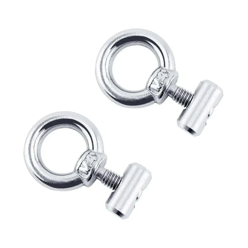 Awning Rail Stoppers for 4mm Rail, Stainless Steel, Silver-4pcs