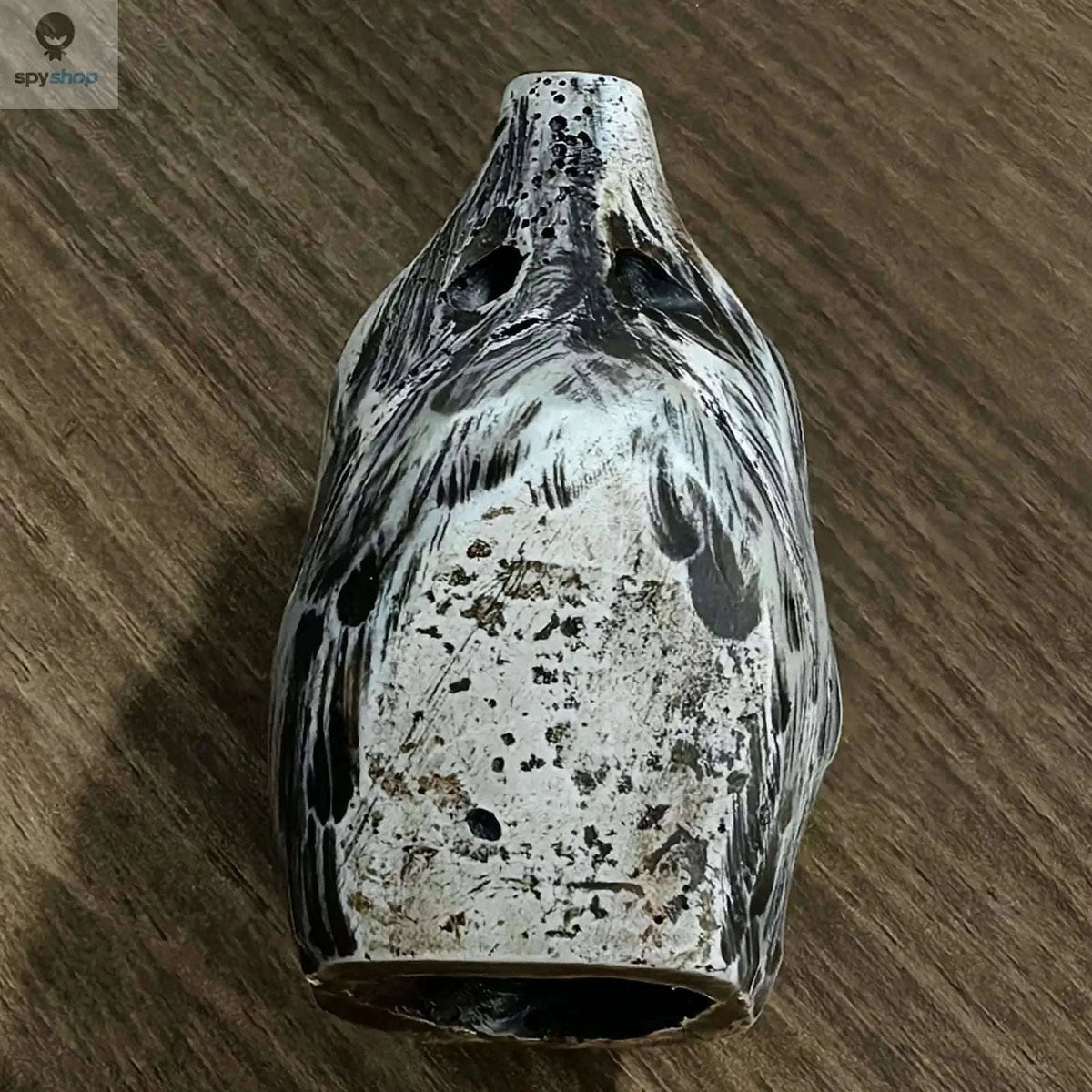 Aztec Death Whistle Skull Scream Instrument for Spooky Sound-silver / CHINA