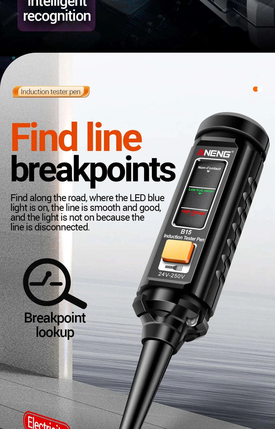 B15 Induction Test Pen-Black