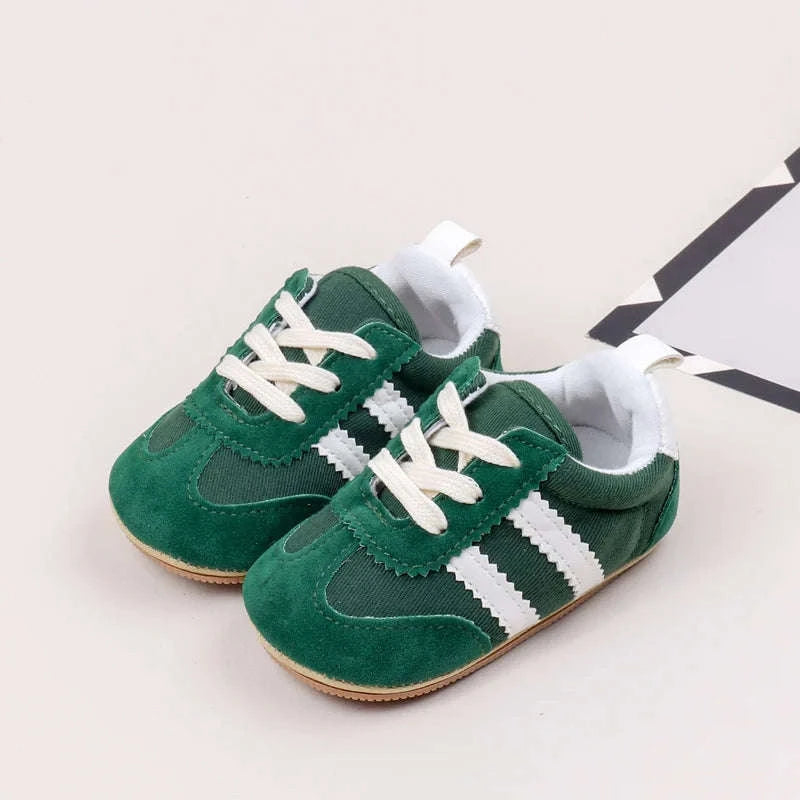 Baby Casual Sports Shoes with PVC Sole-camel / 0-6 Months