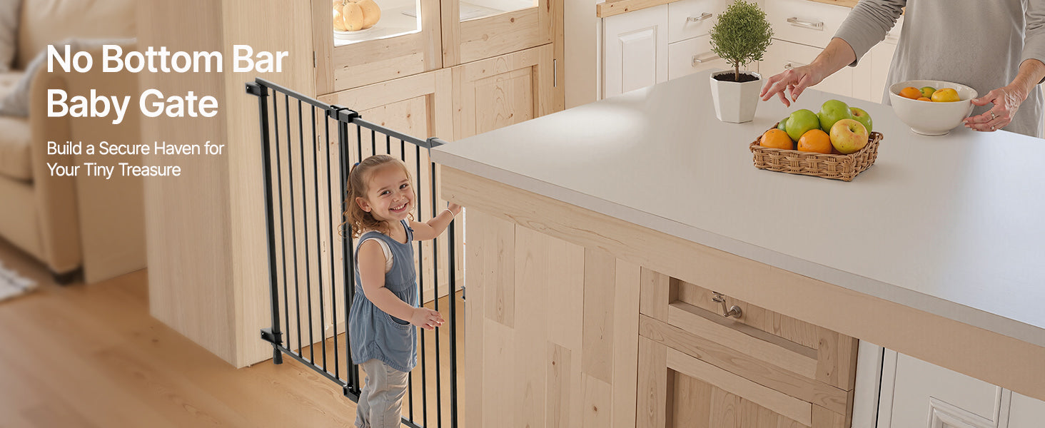 Adjustable Baby Gate for Child and Pet Safety