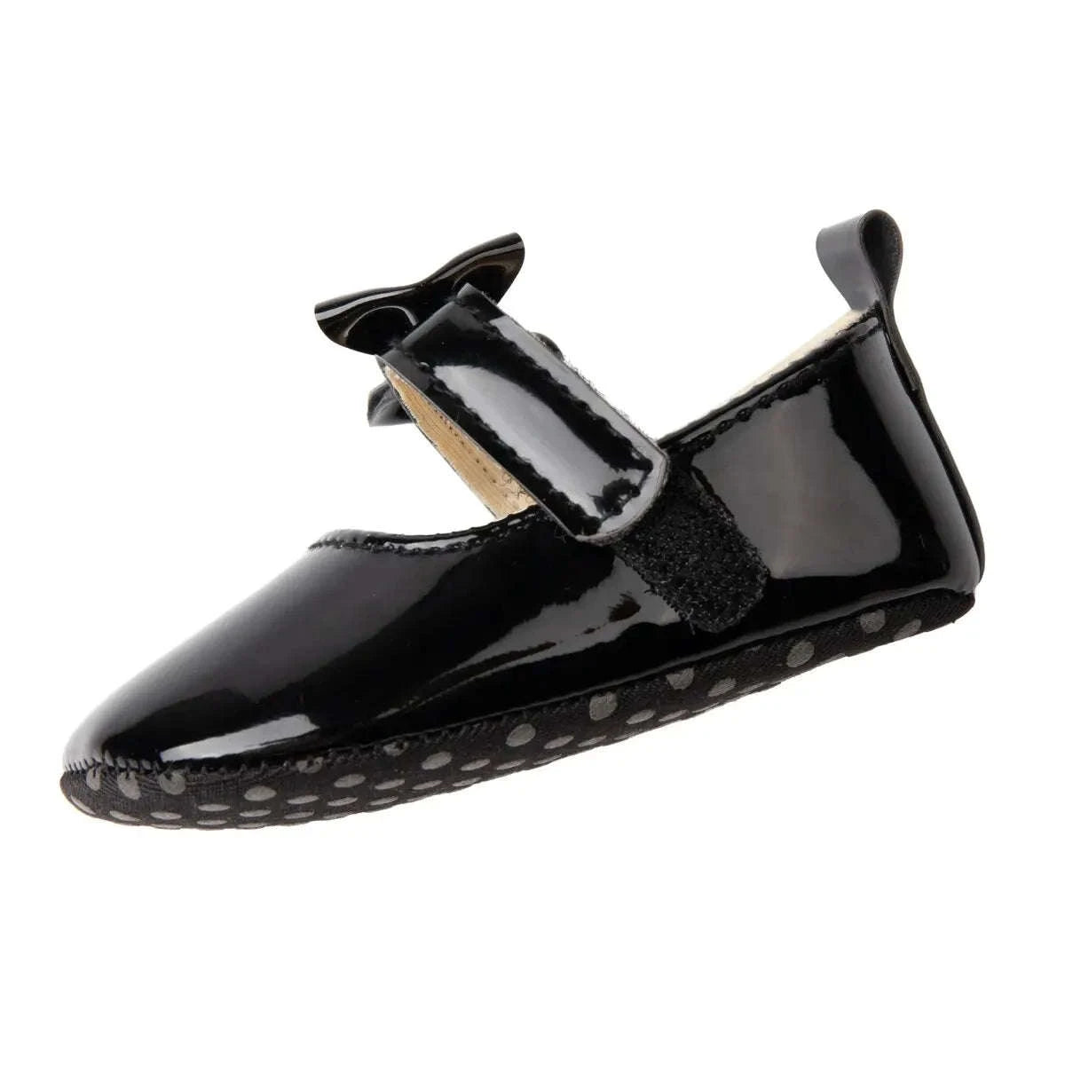 Baby Girl Dress Shoes with Bowknot Soft Sole Princess Style-black / 11