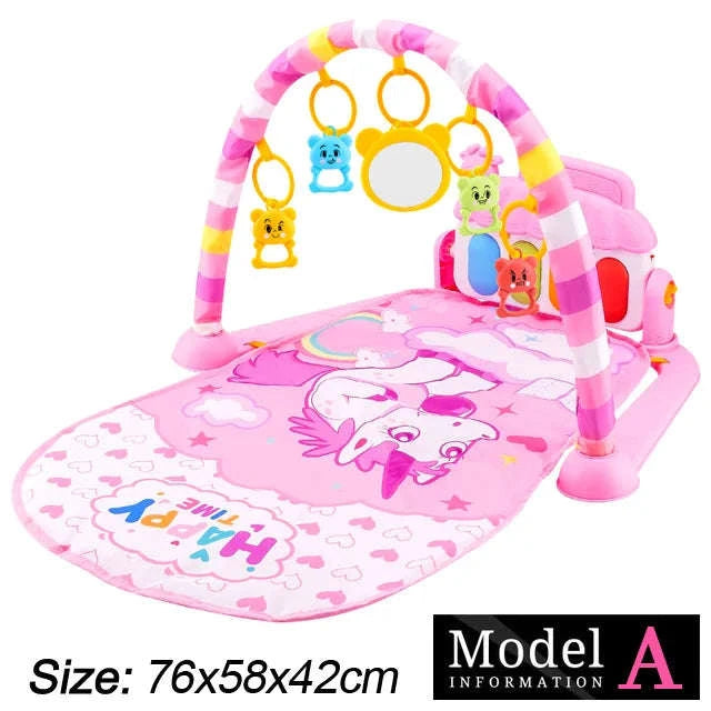 Baby Play Gym with Music Piano and Activity Toys-21