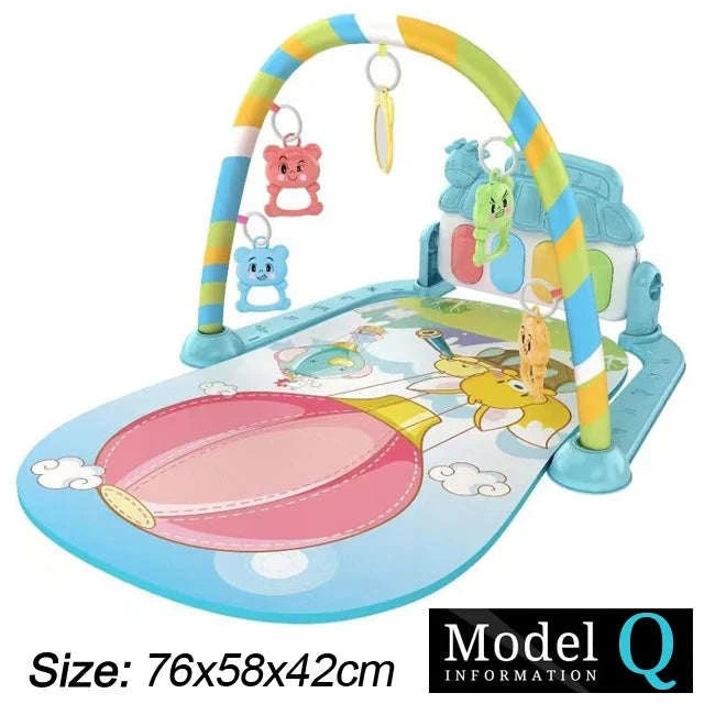 Baby Play Gym with Music Piano and Activity Toys-21