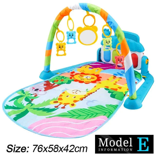 Baby Play Gym with Music Piano and Activity Toys-21