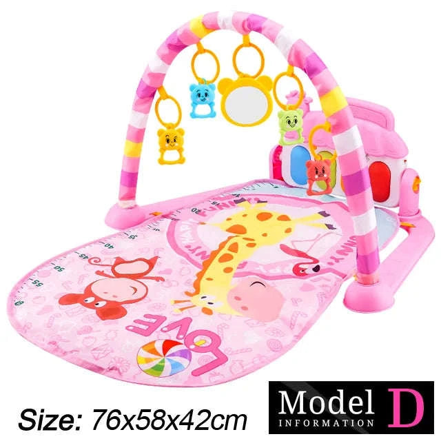 Baby Play Gym with Music Piano and Activity Toys-21