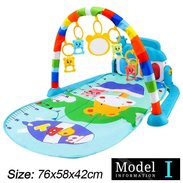 Baby Play Gym with Music Piano and Activity Toys-21