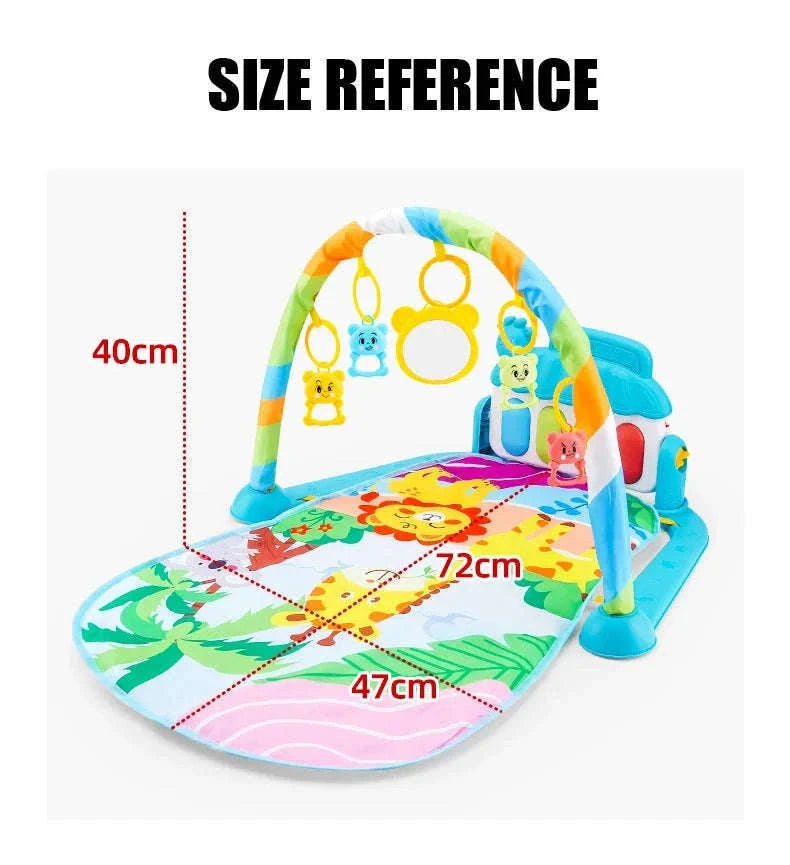 Baby Play Gym with Music Piano and Activity Toys-21