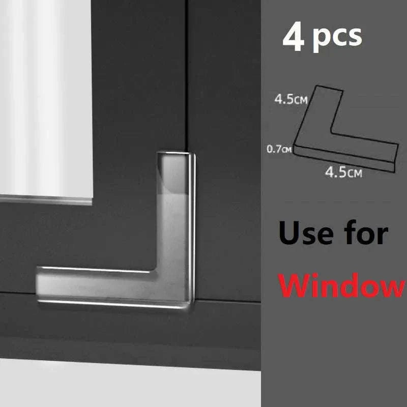 Baby Safety Silicone Corner Protectors for Sharp Furniture Edges-round-4pcs