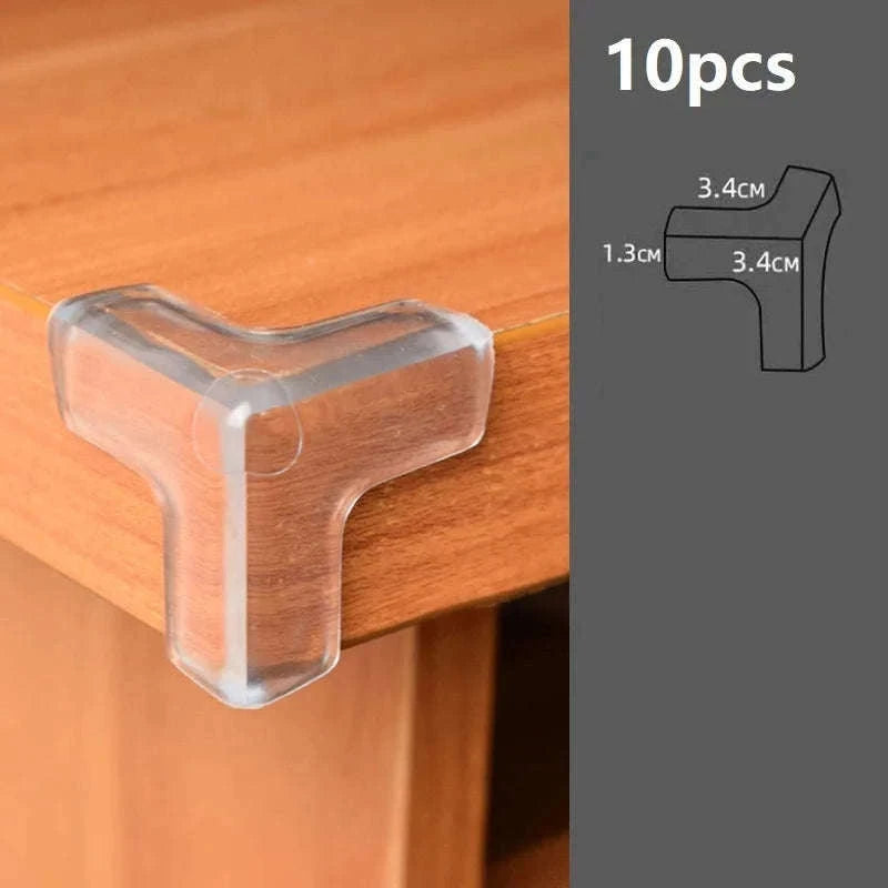 Baby Safety Silicone Corner Protectors for Sharp Furniture Edges-round-4pcs