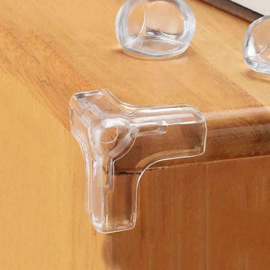 Baby Safety Silicone Corner Protectors for Sharp Furniture Edges-round-4pcs