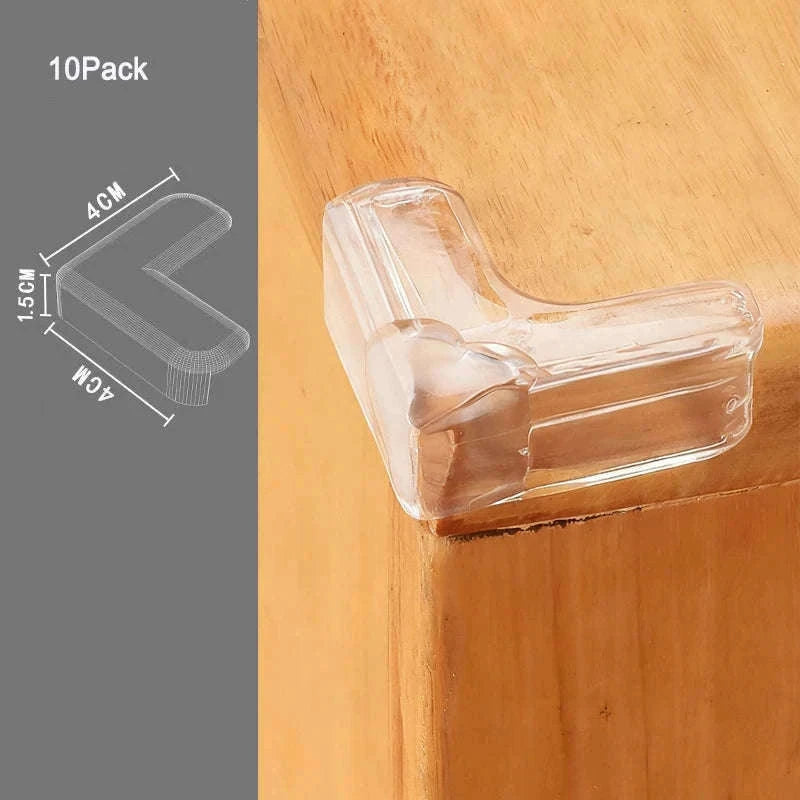 Baby Safety Silicone Corner Protectors for Sharp Furniture Edges-round-4pcs