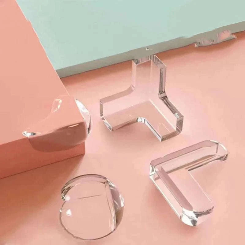 Baby Safety Silicone Corner Protectors for Sharp Furniture Edges-round-4pcs