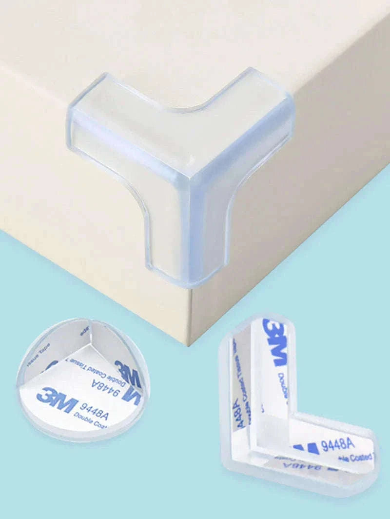 Baby Safety Silicone Corner Protectors for Sharp Furniture Edges-round-4pcs