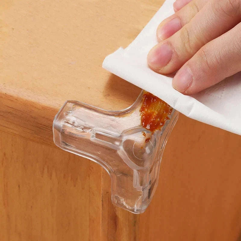 Baby Safety Silicone Corner Protectors for Sharp Furniture Edges-round-4pcs