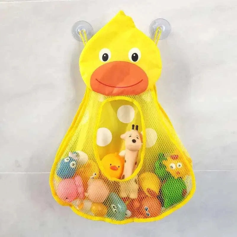 Baby Shower Toy Storage Bag for Tidy Bath Time Storage-C122-White 34X45cm