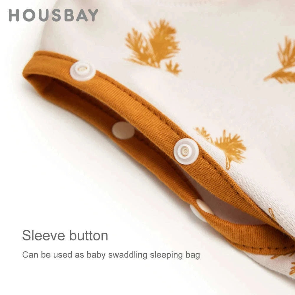Baby Sleeping Bag Newborn Swaddle Thin Cotton Sack-dandelion / 65cm(3-6M)