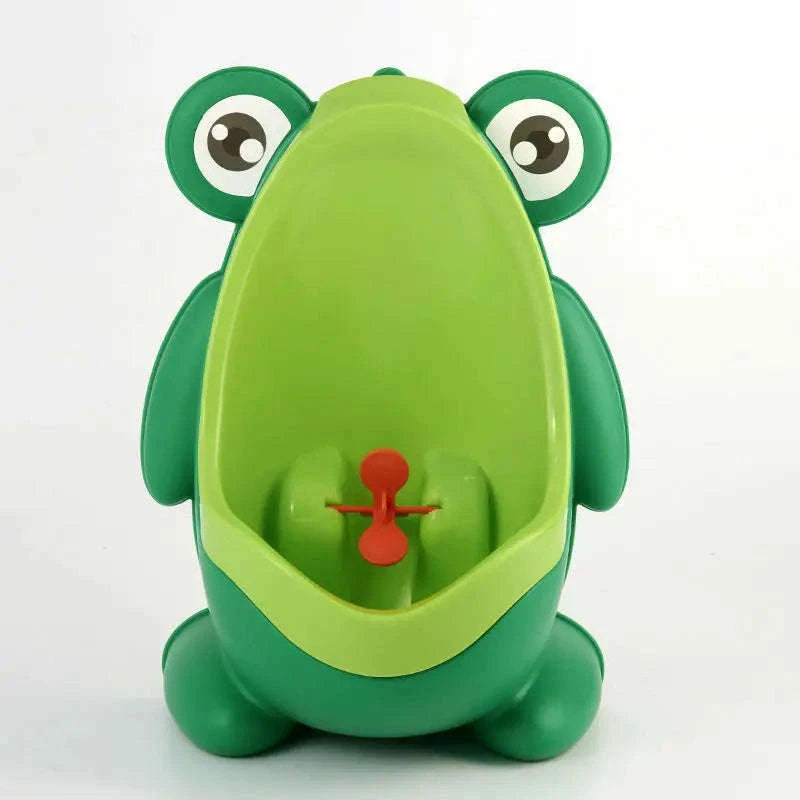 Baby Standing Potty Frog-Shaped Wall-Mounted Training Urinal-Blue