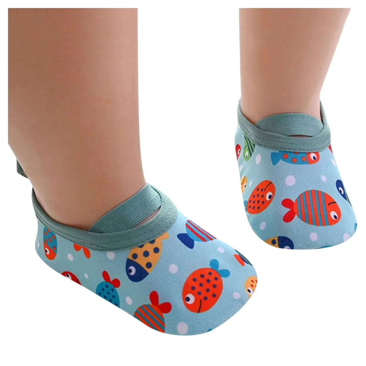 Baby & Toddler Water Shoes Aqua Socks for Water Play-F12956LBL / 6-12 Months