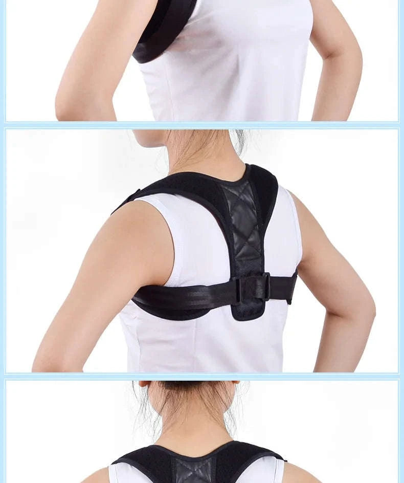 Back Posture Correction Belt for Daily Support and Alignment-United States / black