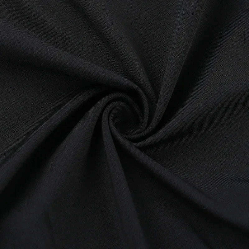 Backless Long Sleeve Bodysuit Slim Fit Square Neck Club Top-Black Bodysuit / L