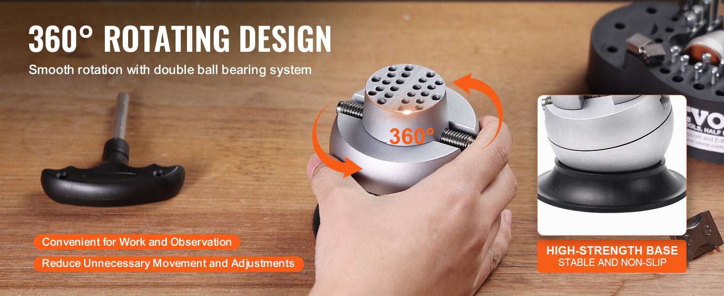 Ball Vise Engraving Block with 360° Rotation for Jewelry Work-3in 70PCs / United States