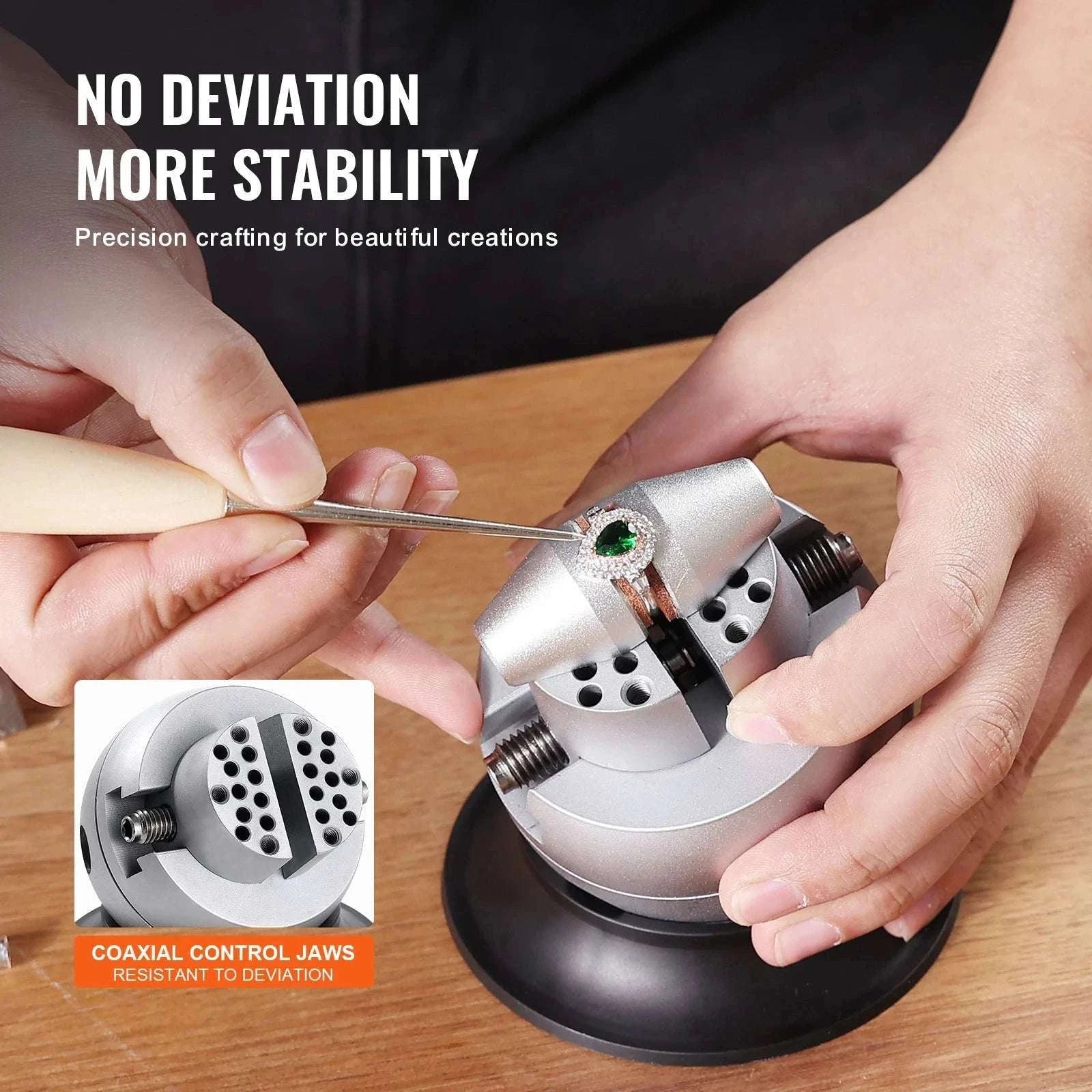 Ball Vise Engraving Block with 360° Rotation for Jewelry Work-3in 70PCs / United States
