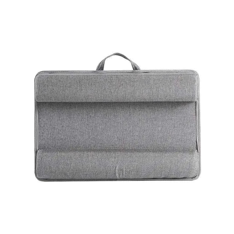 Bamboo Laptop Desk with Mouse Pad & Anti-Slip Grooves-D-66 COFFEE