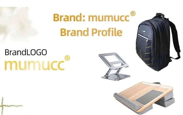 Bamboo Laptop Desk with Mouse Pad & Anti-Slip Grooves-D-66 COFFEE