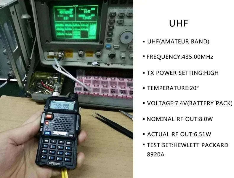 BaoFeng UV-5R 8W Dual-Band Walkie Talkie Radio-2X 8W-H-771-MIC-C / US