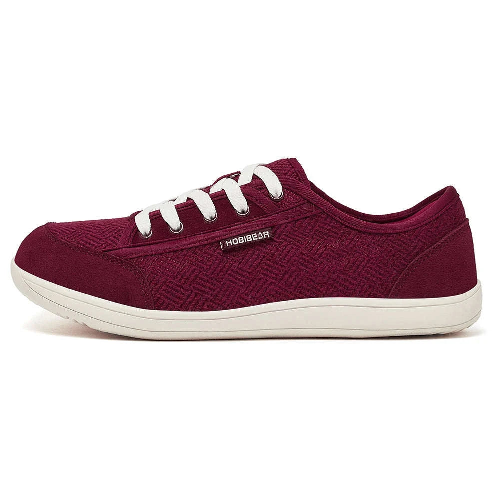 Barefoot Shoes Wide Toe Zero Drop Casual Sneakers-Gray / 41